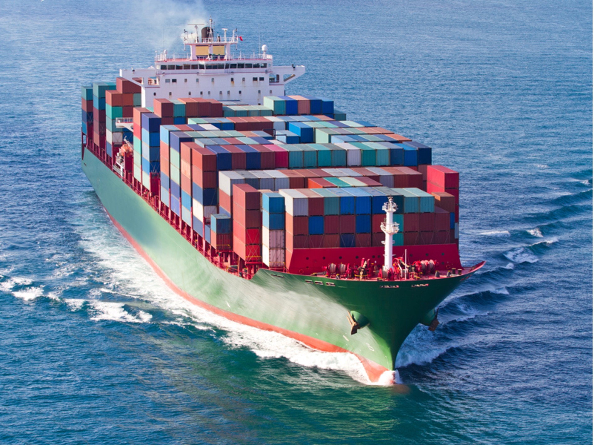 zeevracht en containervervoer